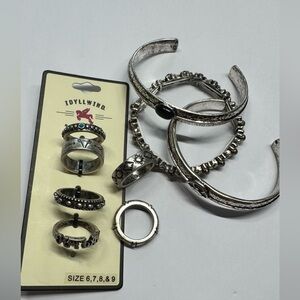 Idyllwind Silver Bracelets Women's Ring Set